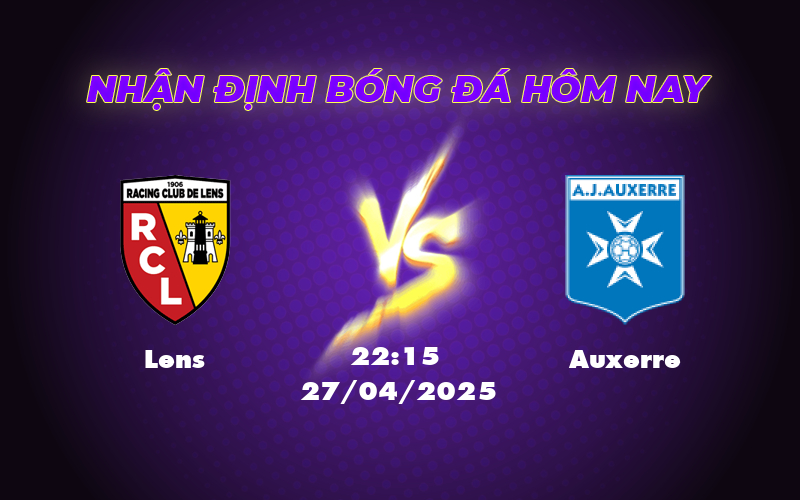 lens auxerre 27 04 ligue 1